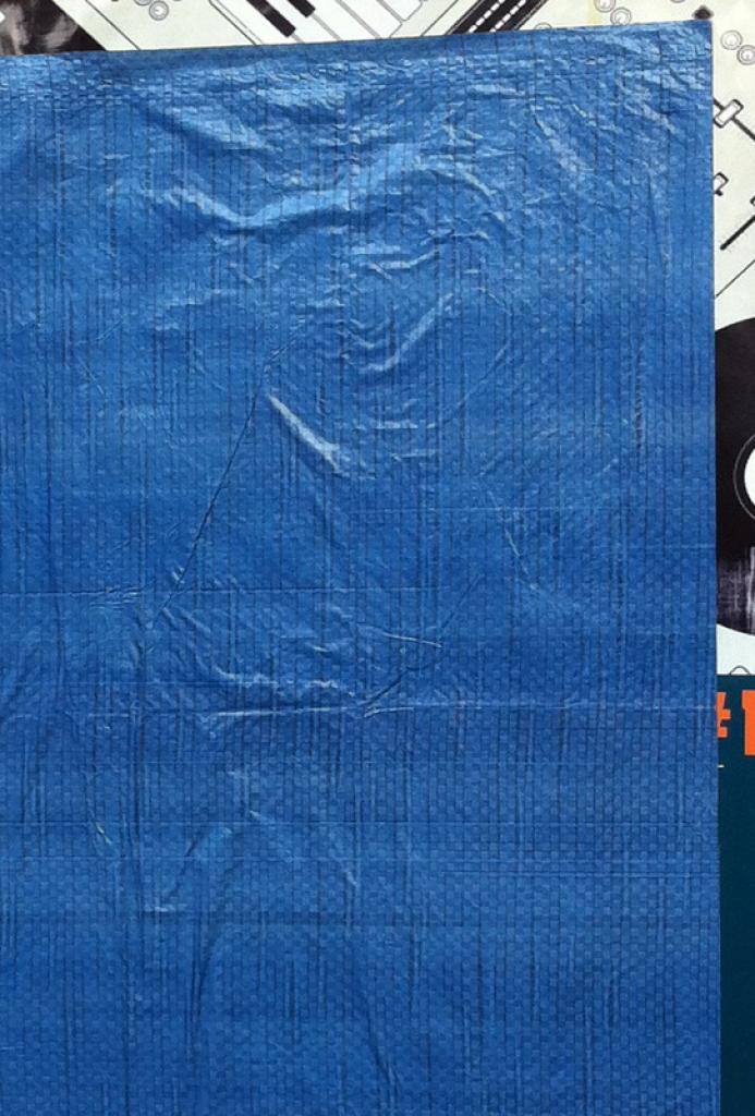 Julien Journoux, bâche bleue, Bordeaux, art, affichage