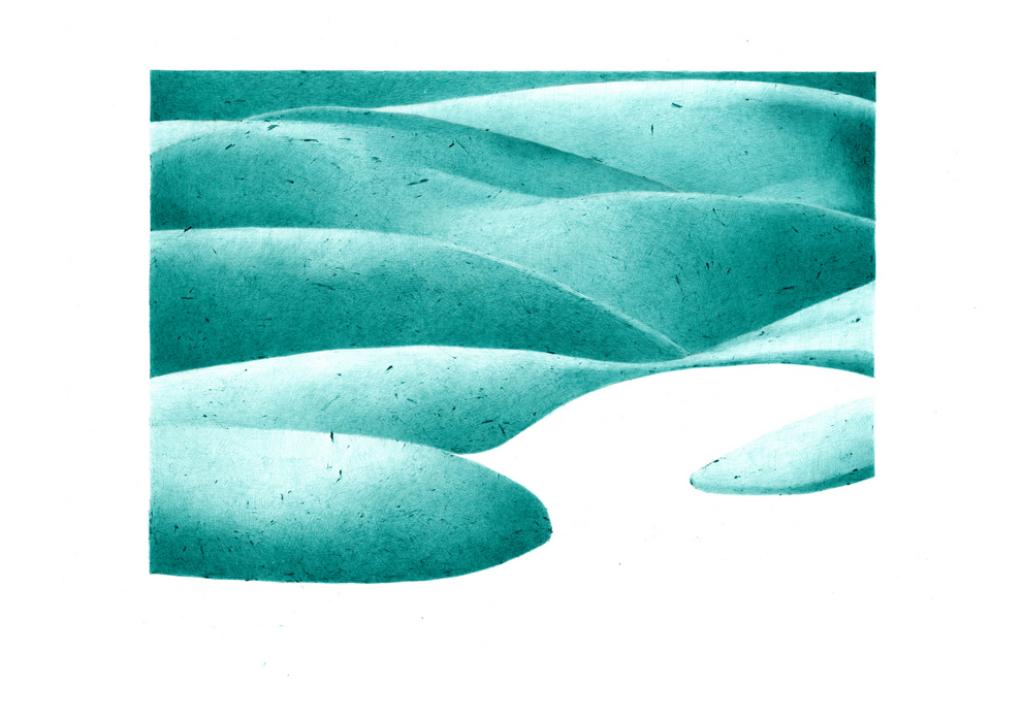 Leslie Rivalland dessin bunkers golfs EBABX